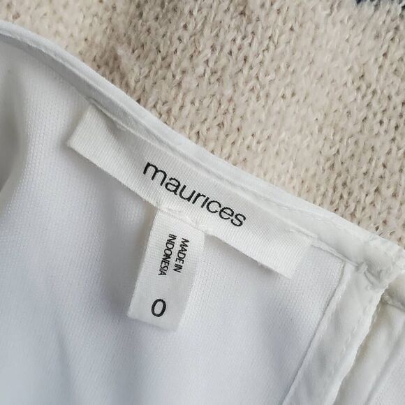 White Flutter Sleeve Midi Dress Women’s Size Unknown V-Neck Lined Elastic Waist - Picture 9 of 10